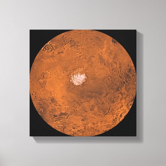 Mare Australe regio Mars Canvas Afdruk (Voorkant)