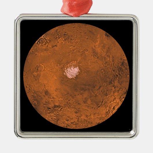 Mare Australe regio Mars Metalen Ornament (Voorkant)