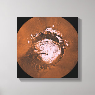 Mare Boreum gebied Mars Canvas Afdruk