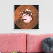 Mare Boreum gebied Mars Canvas Afdruk (Insitu (Woonkamer))
