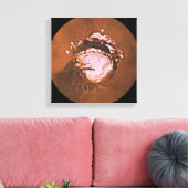 Mare Boreum gebied Mars Canvas Afdruk (Insitu (Woonkamer))
