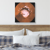 Mare Boreum gebied Mars Canvas Afdruk (Insitu (Slaapkamer))