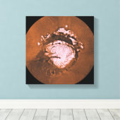 Mare Boreum gebied Mars Canvas Afdruk (Insitu (Houten vloer))