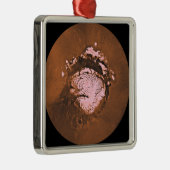 Mare Boreum gebied Mars Metalen Ornament (Rechts)