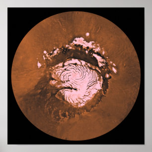 Mare Boreum gebied Mars Poster