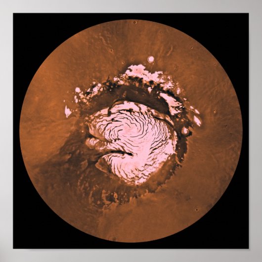 Mare Boreum gebied Mars Poster (Voorkant)