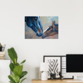 Mare en Foal Fine Art Print (Thuiskantoor)