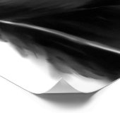 Mare en Foal in zwart-wit Poster (Hoek)