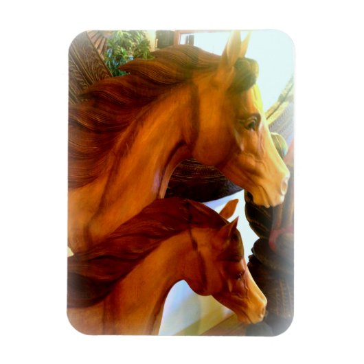 mare en pony fotomagneet magneet (Verticaal)