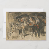 Mare en veulen | Joseph Crawhall (Voorkant)