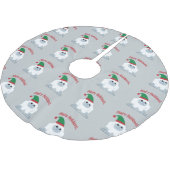 Mare Feestdagen! Kerstmis Yeti Kerstboom Rok (Gekanteld)