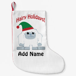 Mare Feestdagen! Kerstmis Yeti Kleine Kerstsok