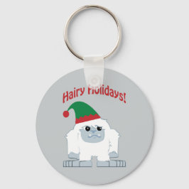 Mare Feestdagen! Kerstmis Yeti Sleutelhanger