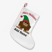 Mare Feestdagen! Kerstsasquatch Kleine Kerstsok (Voorkant (Hangend))