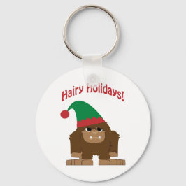 Mare Feestdagen! Kerstsasquatch Sleutelhanger