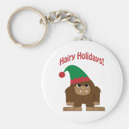 Mare Feestdagen! Kerstsasquatch Sleutelhanger