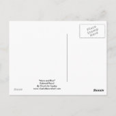 Mare & Foal Original Art Post Card Briefkaart (Achterkant)