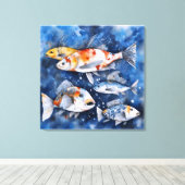 mare memor canvas afdruk (Insitu (Houten vloer))