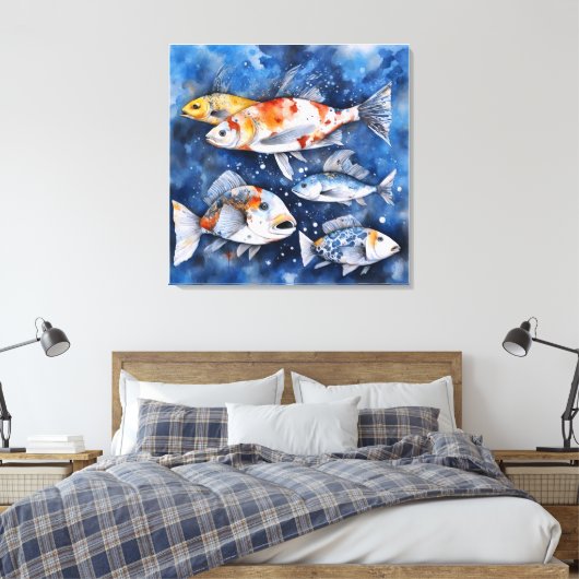 mare memor canvas afdruk (Insitu (Slaapkamer))