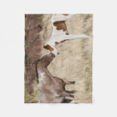 Mare met Colt Fleece Deken (Voorkant)