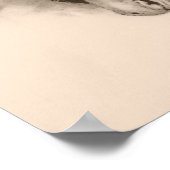 Mare-n-Foal met houtskool-effect-tint Poster (Hoek)