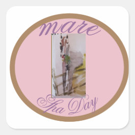 Mare Spa Day Vierkante Sticker