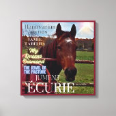Mare Stable Magazine Cover Canvas Afdruk (Voorkant)