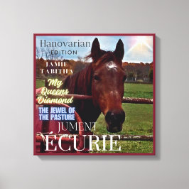 Mare Stable Magazine Cover Canvas Afdruk