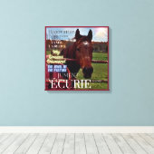 Mare Stable Magazine Cover Canvas Afdruk (Insitu (Houten vloer))