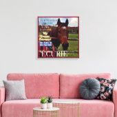 Mare Stable Magazine Cover Canvas Afdruk (Insitu (Woonkamer))