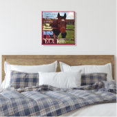 Mare Stable Magazine Cover Canvas Afdruk (Insitu (Slaapkamer))