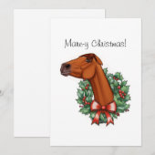Mare-y Christmas Flat Kaart (Voorkant / Achterkant)