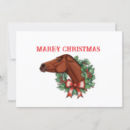 Mare-y Christmas-Kaart Aankondiging