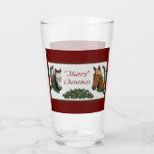 Mare-y Kerstmis Glas (Achterkant)