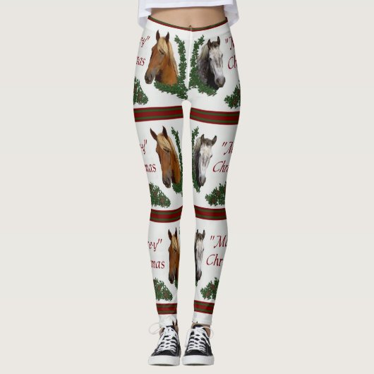 Mare-y Kerstmis Leggings (Voorkant)