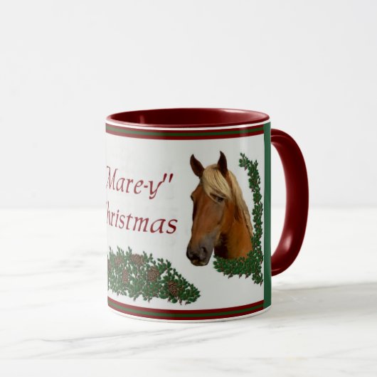 Mare-y Kerstmis Mok (Voorkant rechts)