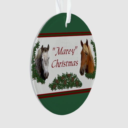 Mare-y Kerstmis Ornament (voorkant)