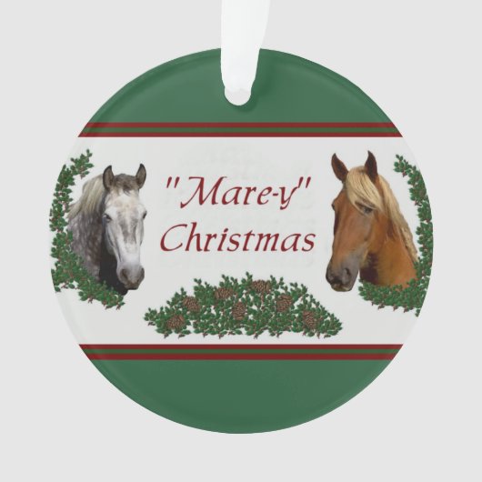 Mare-y Kerstmis Ornament (voorkant)