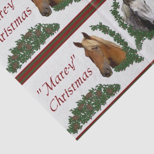 Mare-y Kerstmis Tissuepapier (Detail)