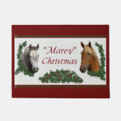 Mare-y kerstpaardjes deurmat (Voorkant)