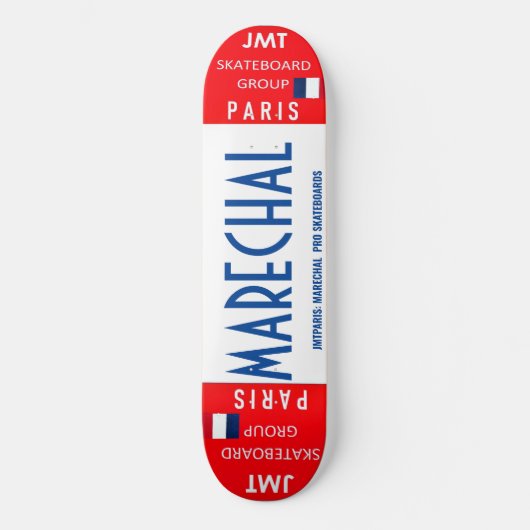 MARECHAL JMT PARIS 8 1/4" Skateboard Dek (Voorkant)