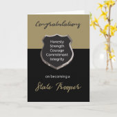 Marechaussee, Gelukwensen, Tan en Zwarte Kaart (Gele Bloem)