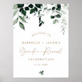 MAREE Groen Geslacht Onthaal Welkomstbord Poster (Voorkant)