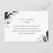 MAREE Groene Kaart met Envelop, Insteekkaart (Voorkant)