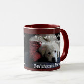 Maremma humor over obediek mok (Voorkant rechts)