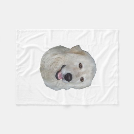 Maremma Sheepdog Blanket Fleece Deken (Voorkant (Horizontaal))
