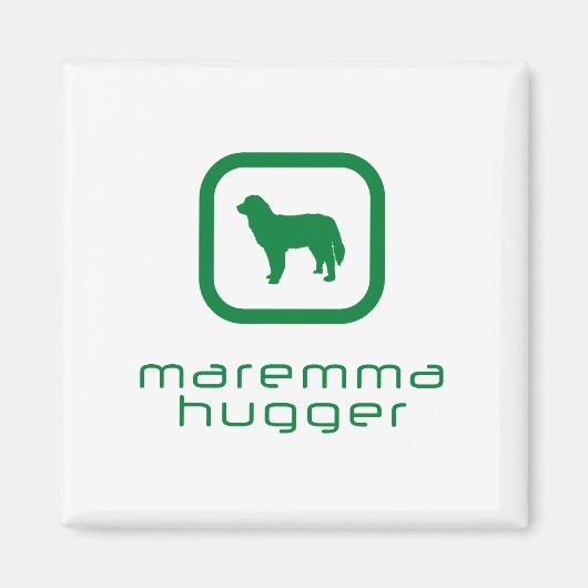 Maremma Sheepdog Magneet (Voorkant)