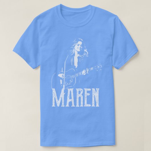 Maren de witte stencil t-shirt (Design voorkant)