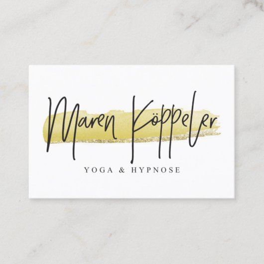 Maren Köppeler Visitekaartje (Voorkant)