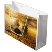 marene prinses - fantasiezeemeermin bij zonsonderg large cadeautasje (Voorkant Gekanteld)